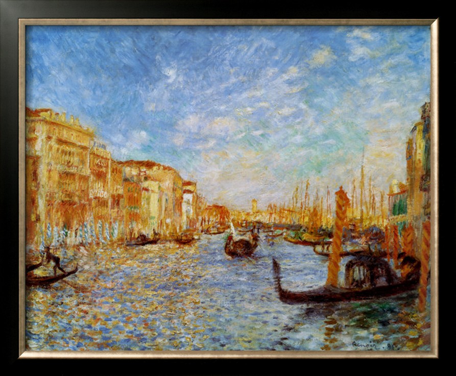 Grand Canal Venice - Pierre Auguste Renoir Painting
